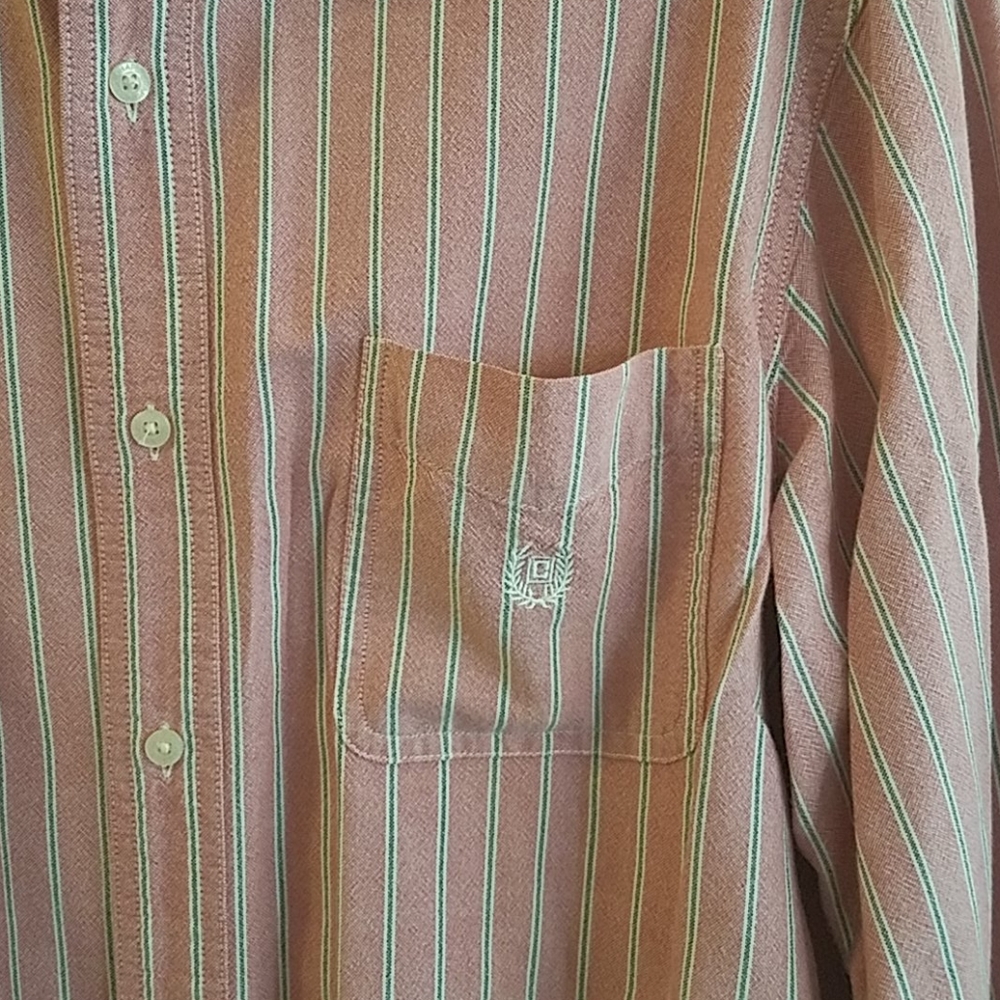 Chaps Pink Button Down - Picture 3 of 7